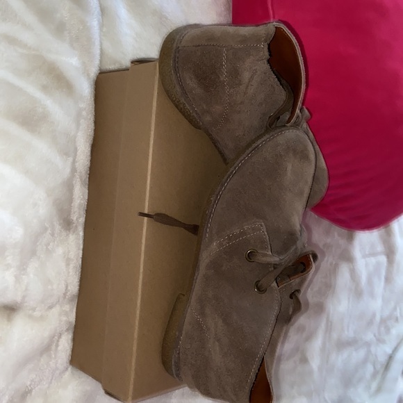 Lucky brand tan suede short boots - Picture 7 of 9